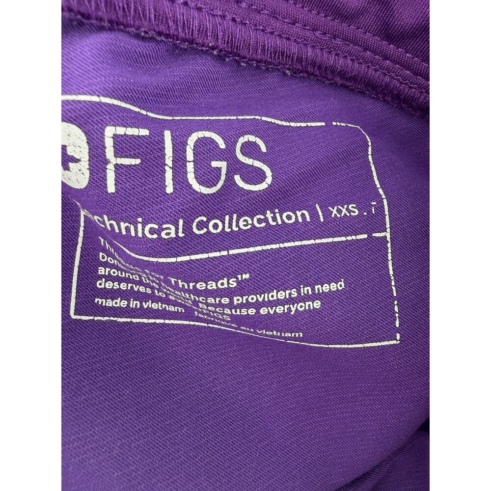 Figs Women’s Scrub Pants XXS Purple Joggers Technical Collection W18SW2005T - Picture 9 of 10